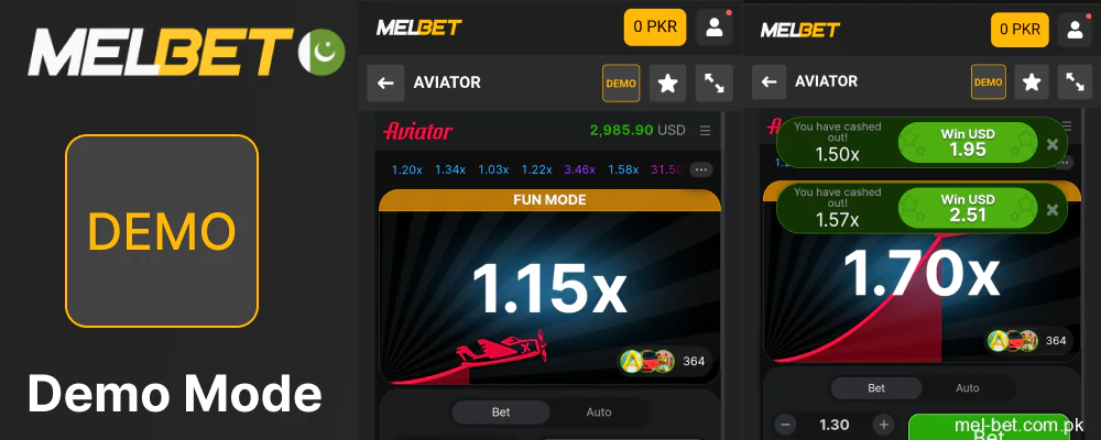 How to use Aviator demo mode on Melbet